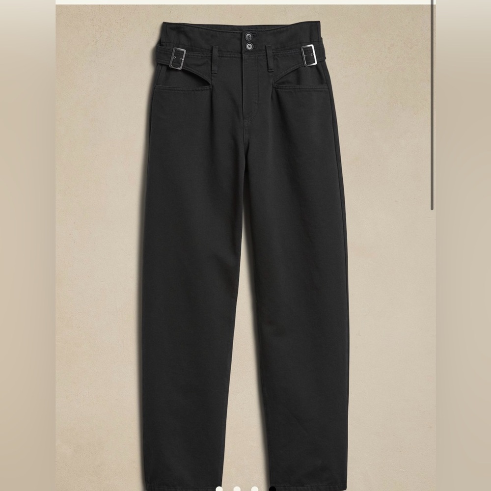 Banana Republic, black high-rise heritage pants New with tags